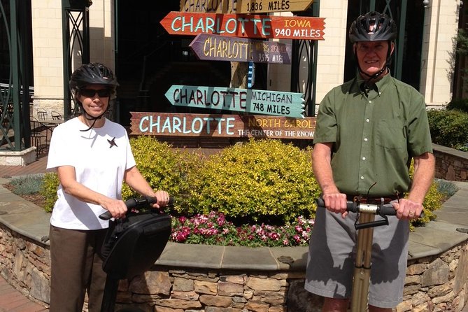 90 Minute Historic Uptown Neighborhood Segway Tour of Charlotte - The Green and the end of the 90-minute route