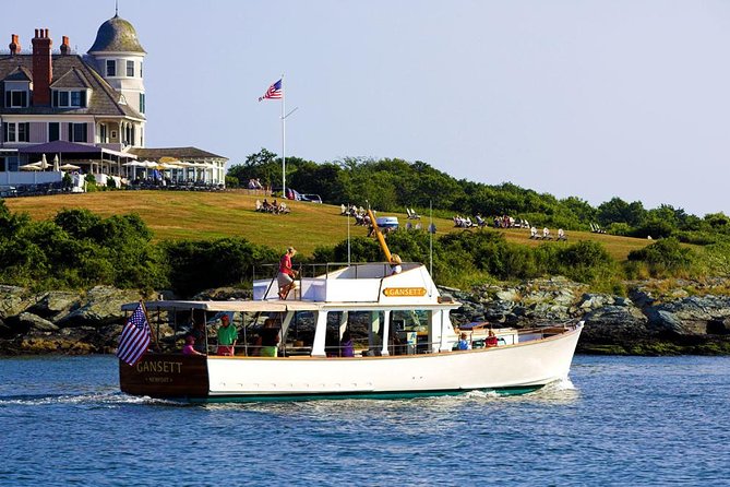 Afternoon Grand Tour | Gansett Cruises in Newport, RI - Clingstone house, the trip’s oddest sight