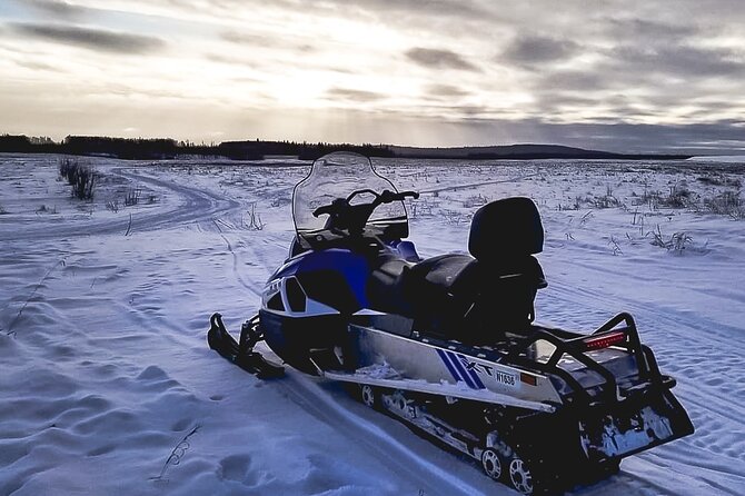 Alaska Snowmobile Adventure Tour - A warm drink after the cold