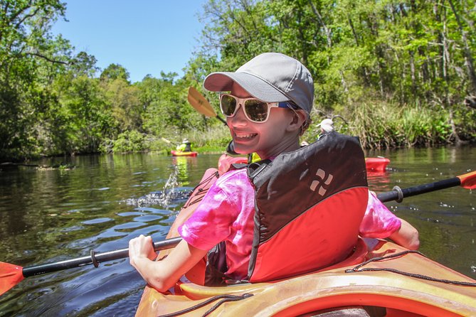 Amelia Island Guided Kayak Tour of Lofton Creek - Cypress, plants, and the story of an old waterway