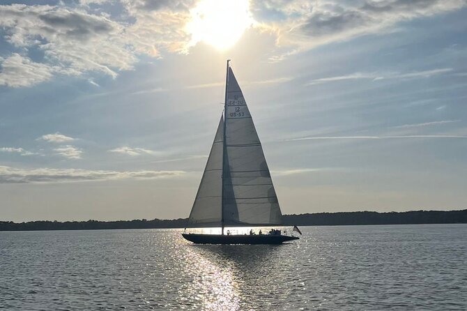 America's Cup 12-Meter Yacht Afternoon Sail from Hilton Head - Deck seating, sun, and comfort