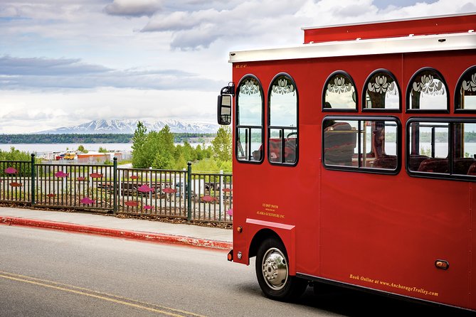Anchorage Trolley Tour - The Captain Cook Monument and the first look at Cook Inlet