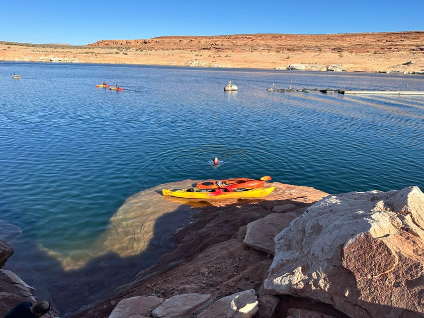 Antelope Canyon Lake Powell: Guided Kayaking & Hike Tour - Getting comfortable in the kayak