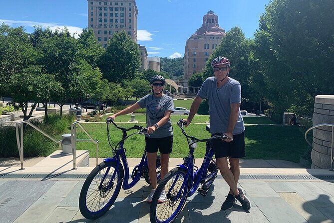 Asheville Historic Downtown Guided Electric Bike Tour with Scenic Views - Basilica of Saint Lawrence and the art of looking up