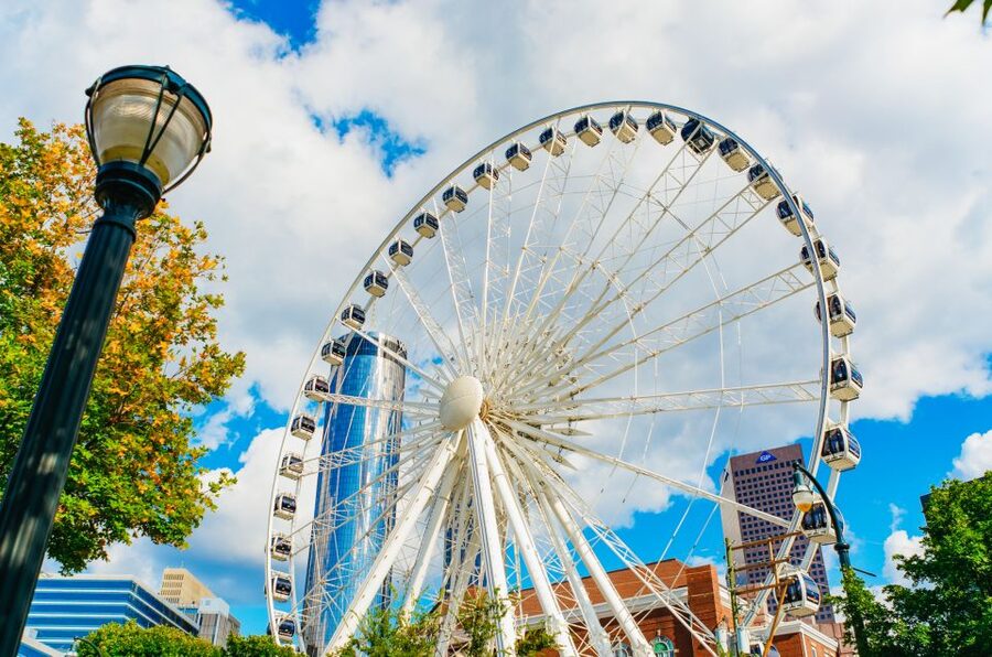 Atlanta: SkyView Ferris Wheel Ticket - Daytime views, nighttime lights, and photo quality