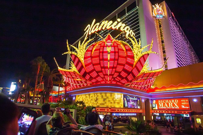 Big Bus Las Vegas: Sightseeing Night Tour by Open-Top Bus - The Welcome to Fabulous Las Vegas Sign photo stop