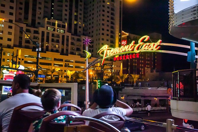 Big Bus Las Vegas: Sightseeing Night Tour by Open-Top Bus - Sitting upstairs, downstairs, or near the front