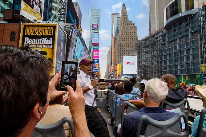 Big Bus NYC: Hop-On Hop-Off Sightseeing Tour by Open-top Bus - Blue Uptown Loop: Rockefeller Center to Central Park