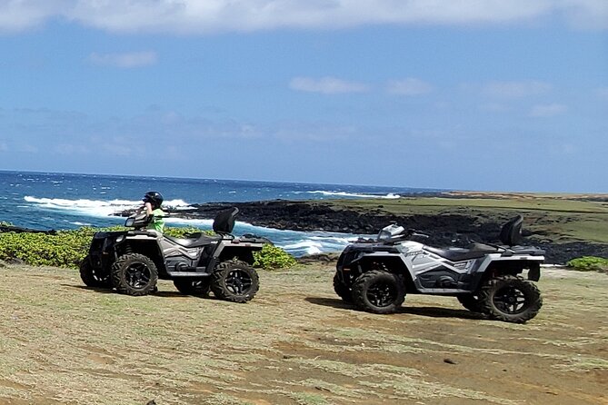 Big Island Southside ATV Tour - The cliff drive to Pulehua Island