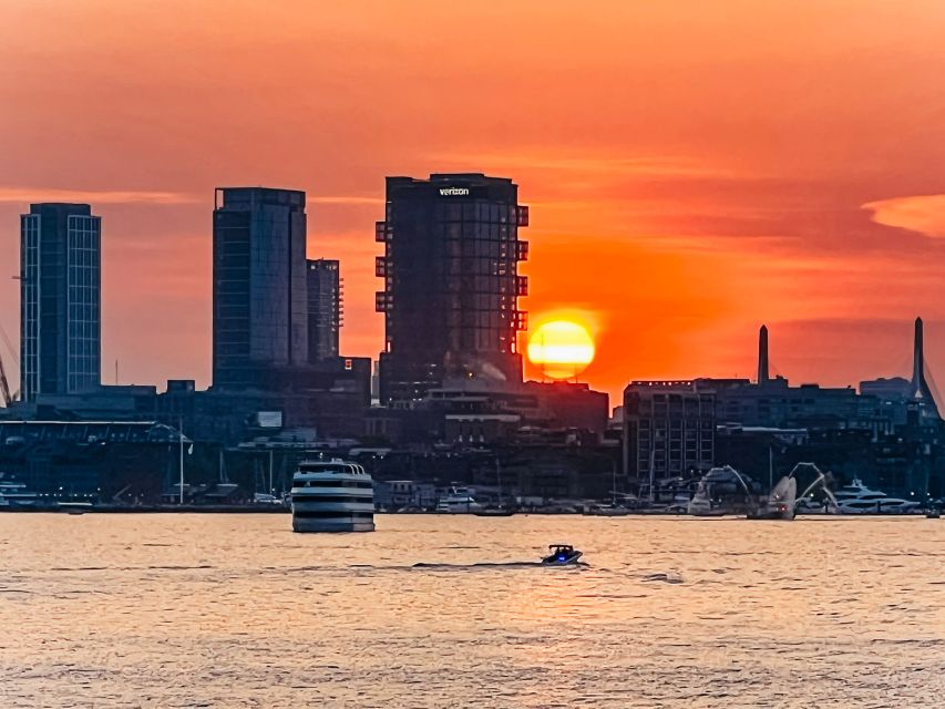 Boston: Boston Harbor Sunset Cruise - The skyline changes after dark