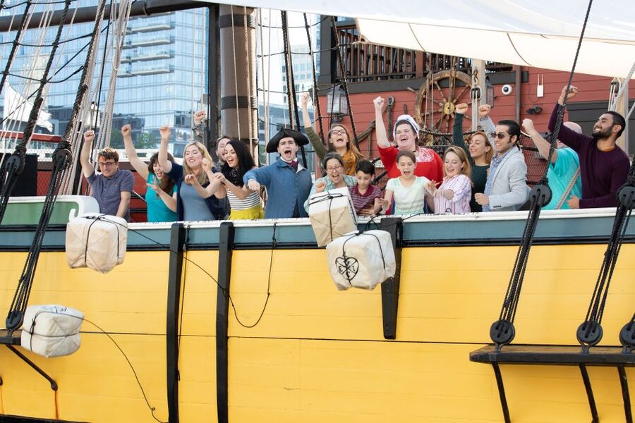 Boston: Boston Tea Party Ships and Museum Interactive Tour - The wraparound film at the end