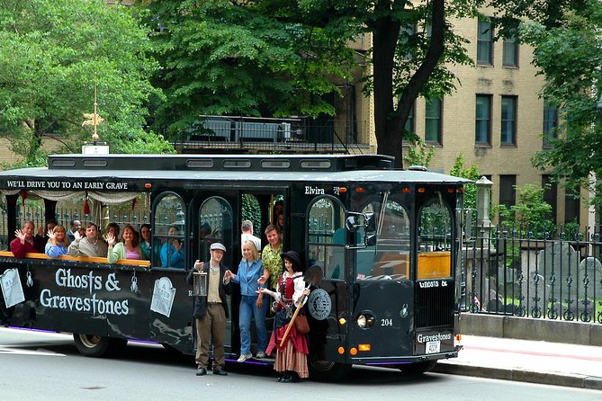 Boston Ghosts and Gravestones Trolley Tour - How much walking should you expect?