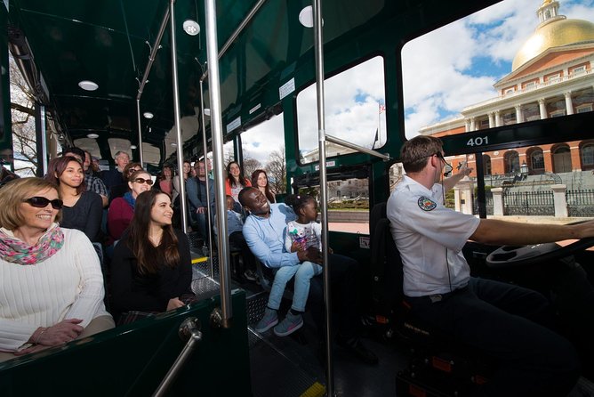 Boston Hop-On Hop-Off Trolley Tour with 13 Stops - The Green City Loop: Waterfront to Boston Common