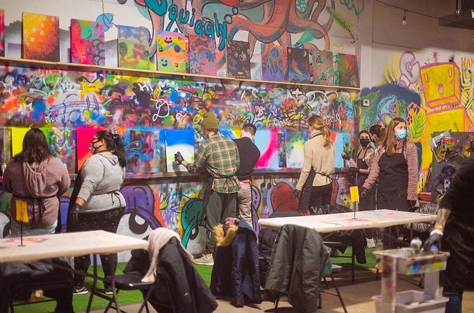 BYOB Spray Paint and Sip at Studio W.I.P. - Who will enjoy this workshop most