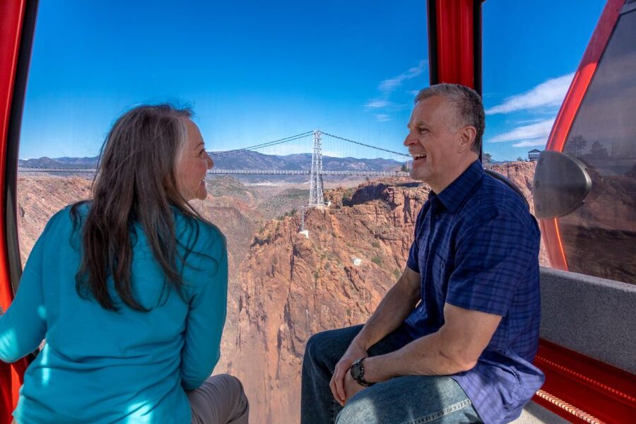 Cañon City: Royal Gorge Bridge & Park Entry Ticket & Gondola - Riding the Aerial Gondola across the gorge