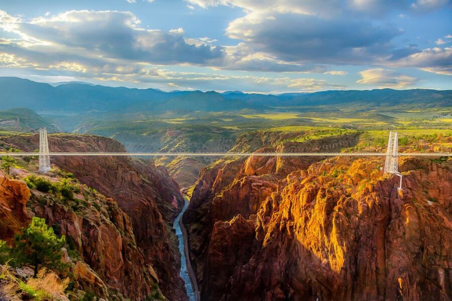 Cañon City: Royal Gorge Bridge & Park Entry Ticket & Gondola - Crossing the bridge above the Arkansas River