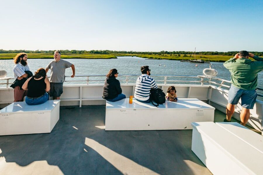 Cape May: Cape May Island Sunset Cruise & Dolphin Watching - Finding dolphins near Cape May Point