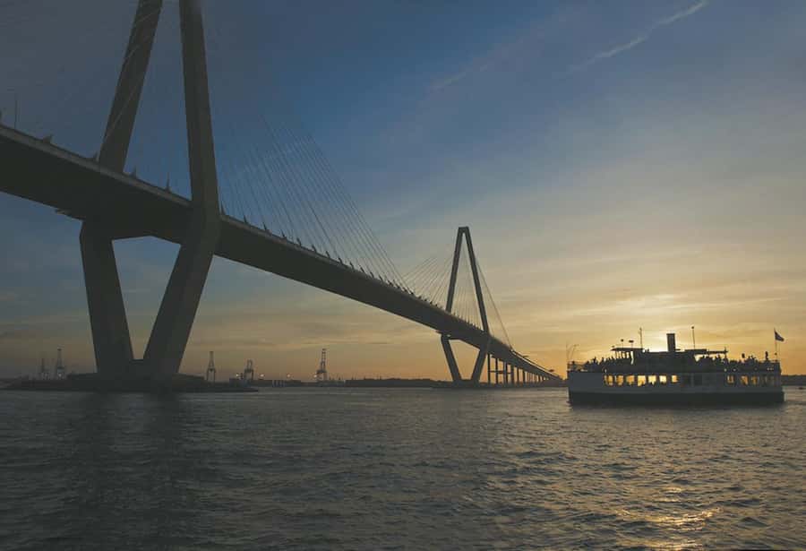 Charleston: Daytime or Sunset Historic Harbor Cruise - Dolphins, pelicans, and the open upper deck