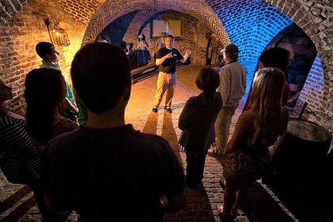 Charleston Ghost & Dungeon Night-Time Walking Tour with Entry to Provost Dungeon - Following the French Quarter’s darker streets