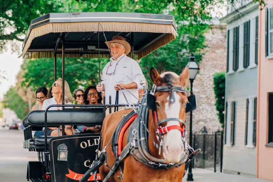Charleston: Historical Downtown Tour by Horse-drawn Carriage - The stable, check-in, and first roll toward downtown