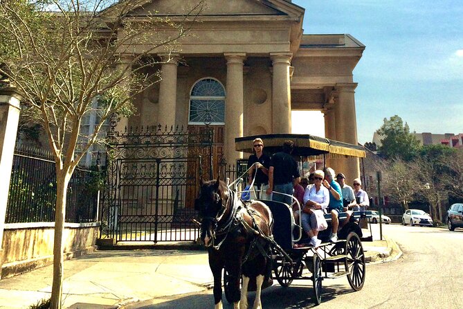Charleston Horse & Carriage Historic Sightseeing Tour - The guides and the horse beside you