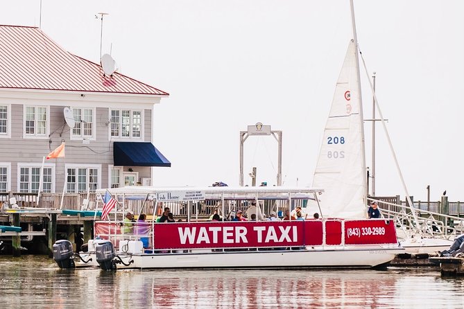 Charleston Water Taxi Cruise with Dolphin Sighting - A full loop or a hop-on day?