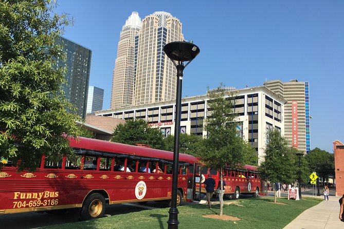 Charlotte FUNNY Historical Comedy City BUS Tour - South End, breweries, and the mid-tour break