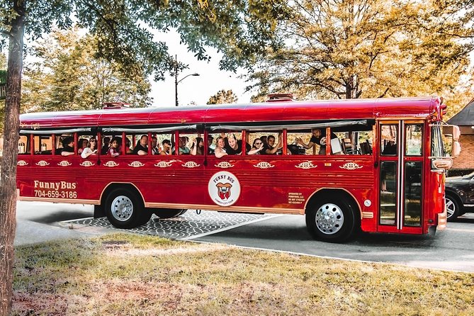 Charlotte FUNNY Historical Comedy City BUS Tour - Sports venues and Charlotte’s Uptown identity