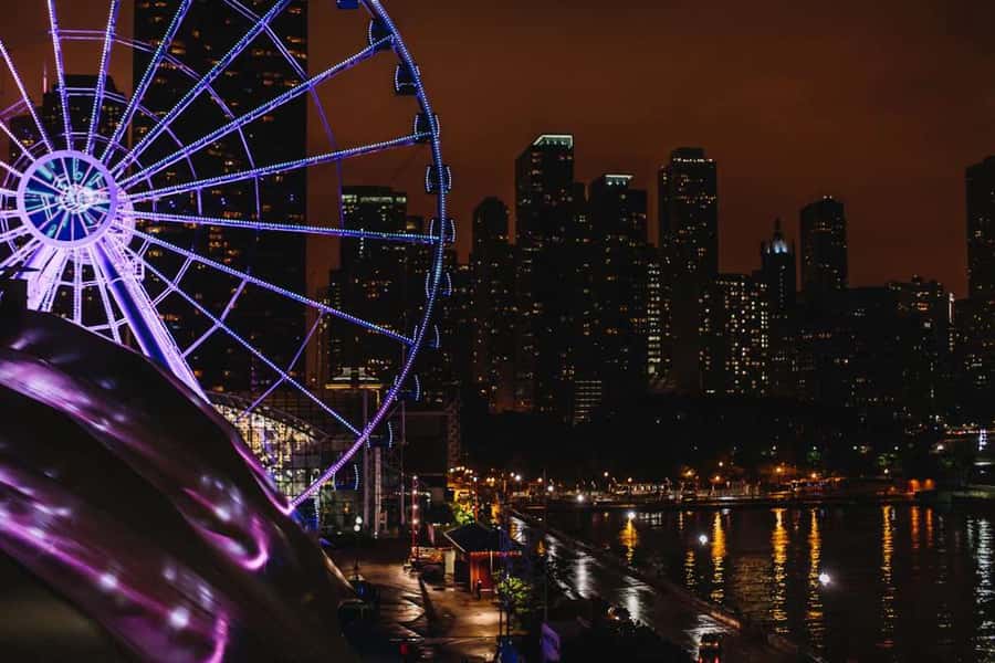 Chicago: Navy Pier Centennial Wheel Ticket - Finding the boarding line on the east side