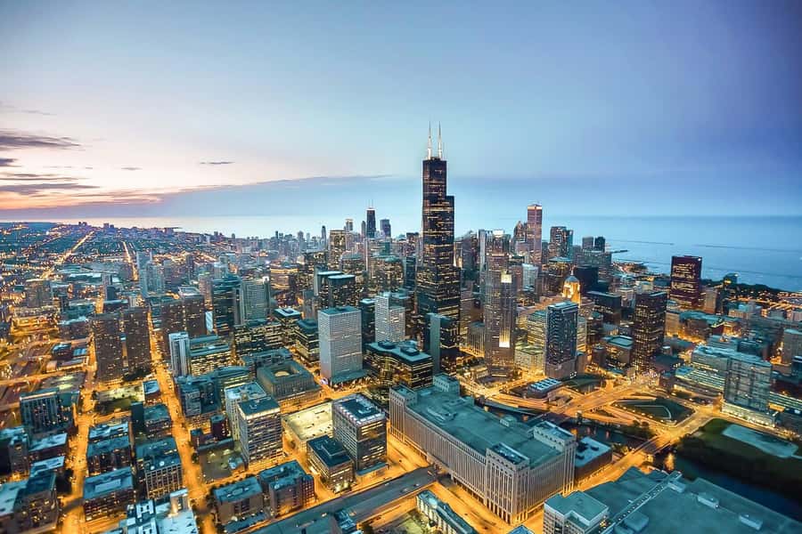 Chicago: Willis Tower Skydeck and The Ledge Ticket - The elevator ride and the 103rd floor