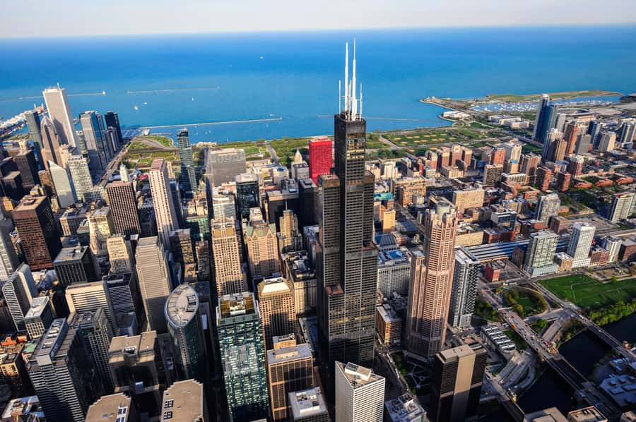 Chicago: Willis Tower Skydeck and The Ledge Ticket - Finding the entrance on South Wacker Drive