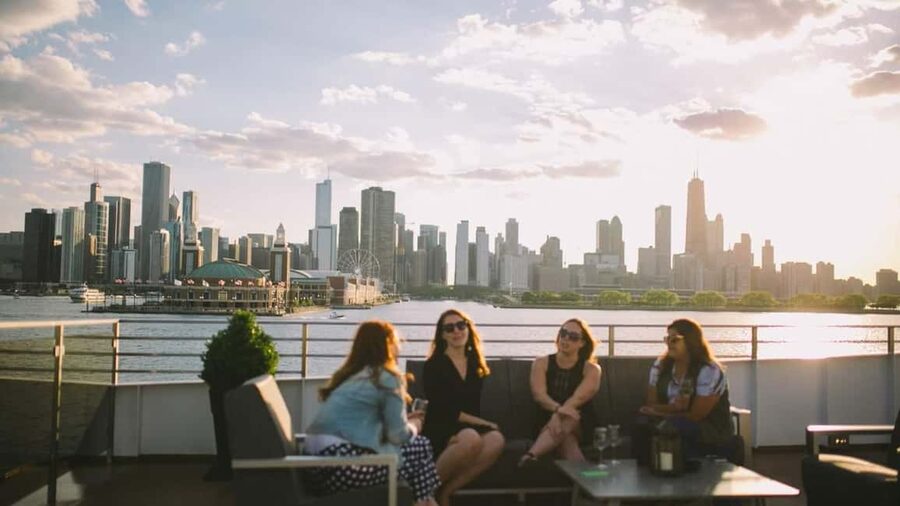 City Cruises Chicago: Premier Lunch or Dinner Cruise - The route from John Hancock Center to Willis Tower