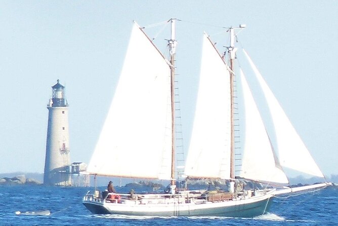 Classic Tall Ship Cruise in Boston Harbor - Captain Fredo, Jess, and Max