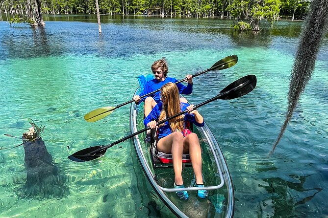 Clear Kayaking Eco Adventure Tour in Marianna - Swimming in the cold spring water
