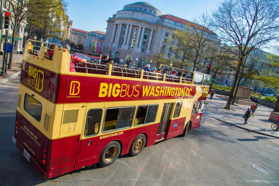 DC: Hop-on Hop-off Tour by Open-top Bus with 17 Stops - The Wharf and Arlington National Cemetery