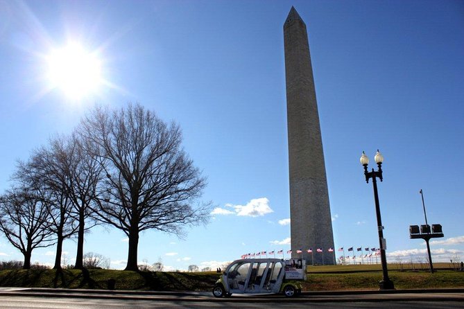 DC Monuments and Capitol Hill Tour by Electric Cart - The Washington Monument and the scale of the Mall