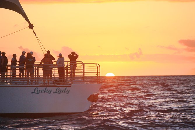 Deluxe Na Pali Sunset Tour on the Lucky Lady - The Na Pali Coast: cliffs, valleys, and sea caves