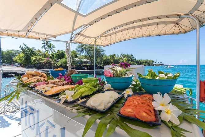 Deluxe Sail & Snorkel to the Captain Cook Monument - First water time in Kealakekua Bay Marine Preserve