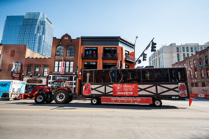 Downtown Nashville Public Party Tractor 21+ Only - The route through downtown Nashville