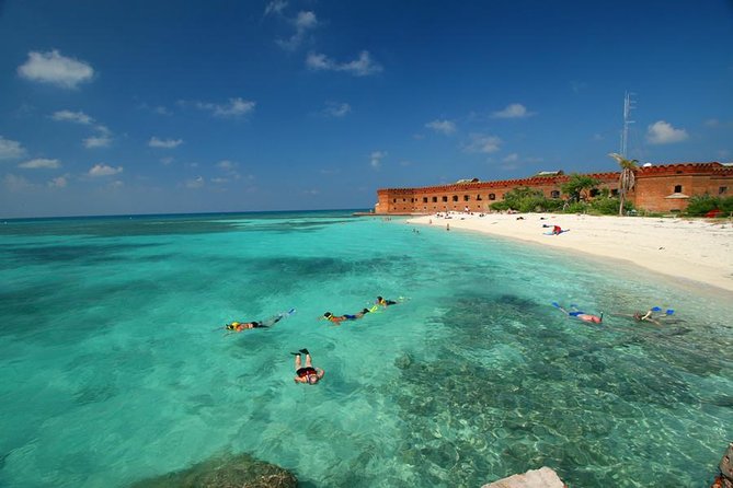 Dry Tortugas National Park Day Trip by Catamaran from Key West - First look at Fort Jefferson
