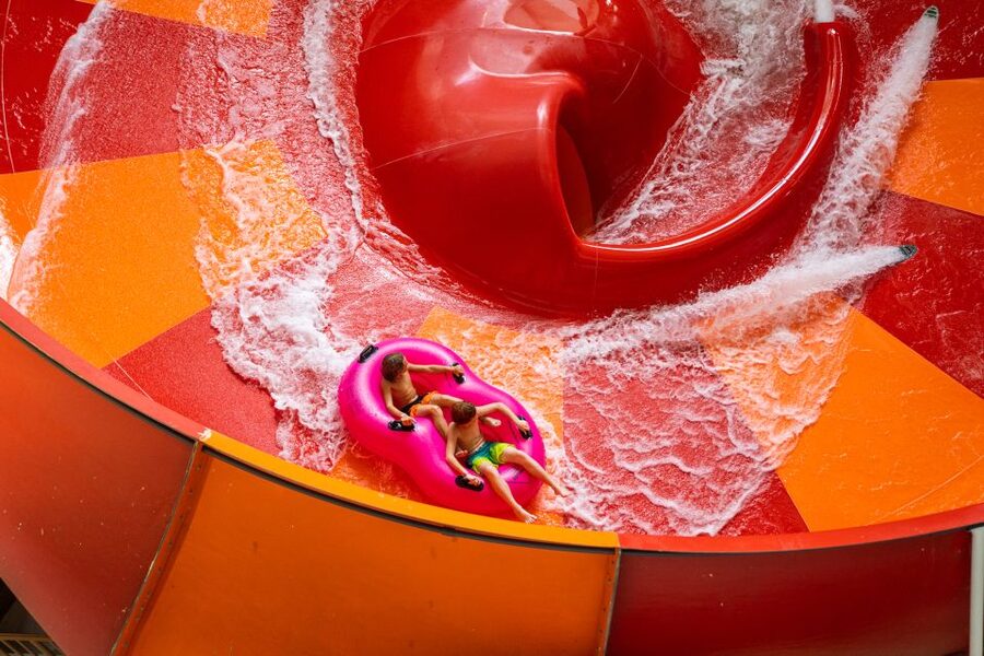 East Rutherford: Dreamworks Indoor Water Park Entry Ticket - Moderate rides for a family-friendly day