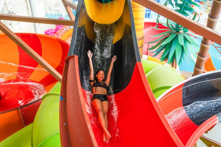 East Rutherford: Dreamworks Indoor Water Park Entry Ticket - Start with the height rules, not the tallest slide