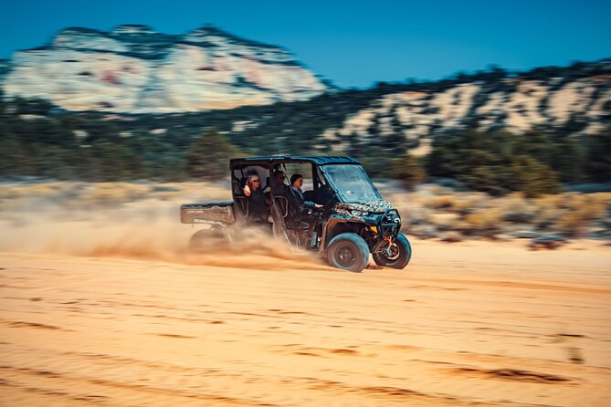 East Zion Crimson Canyon Hike & UTV Adventure - Leaving Orderville in a customized UTV
