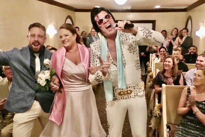Elvis Themed Wedding or Vow Renewal at Graceland Wedding Chapel - Flowers, check-in, and getting ready