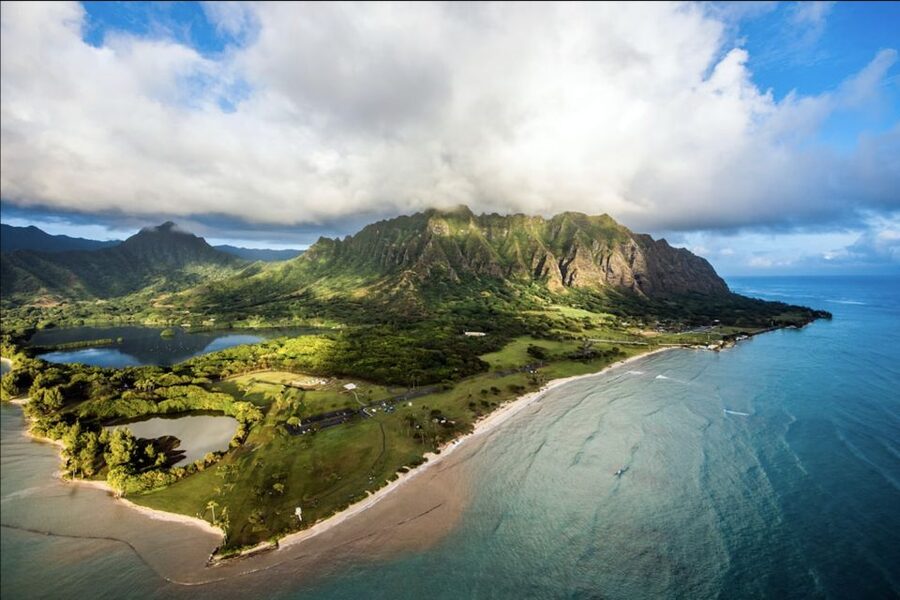 From Honolulu: Oahu 60min Helicopter Tour with Doors Off/On - Pearl Harbor and the USS Arizona Memorial