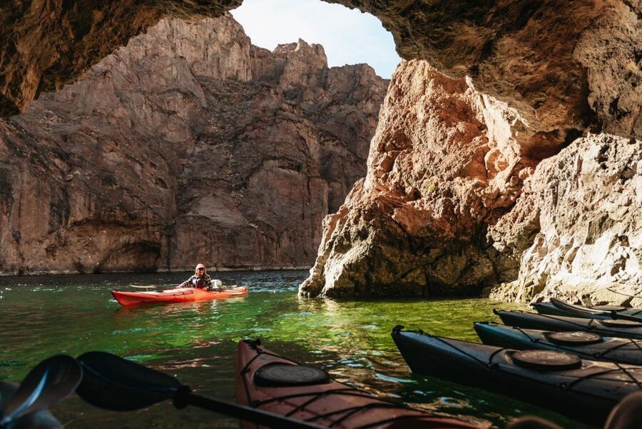 From Las Vegas: Emerald Cave Guided Kayaking Tour - The value of $143 per person