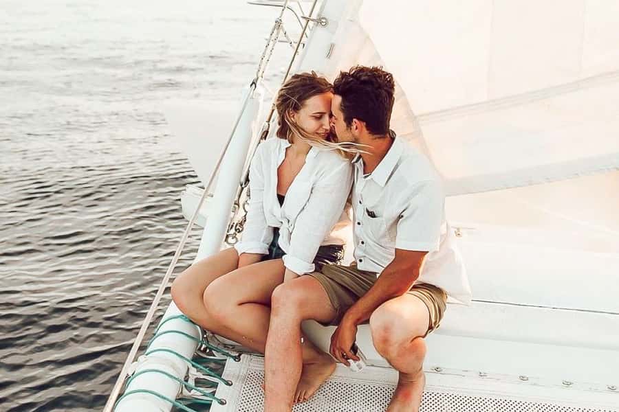 From Ma'alaea: 'Alihilani Sunset Sail Catamaran Tour - Sailing the Auau Channel toward sunset