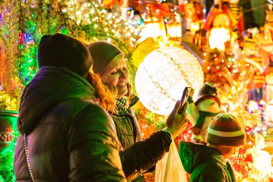 From Manhattan: 4-Hour Dyker Heights Holiday Lights Bus Tour - Coach comfort, group pace, and practical limits
