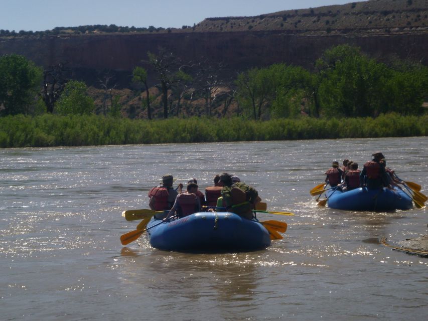 From Moab: Colorado River Guided Rafting Trip - Fisher Towers and Professor Valley from the water