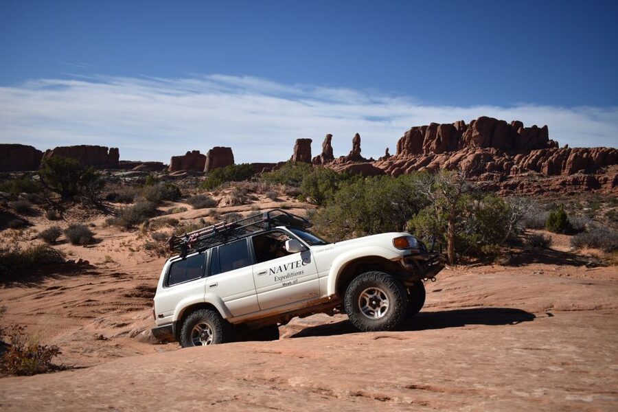 From Moab: Half-Day Arches National Park 4x4 Driving Tour - Tower Arch and the red-rock formations